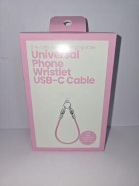 Universal phone Wristlet Usb - C cable All Phone Cases